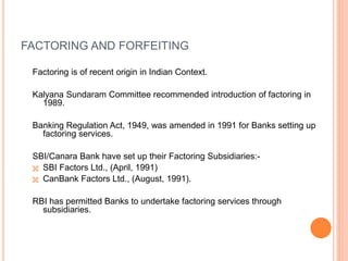14 factoring & forfeiting | PPTX
