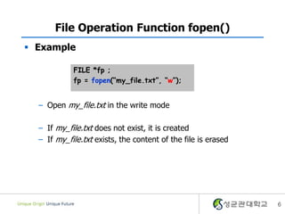 Fopen Examples 14. fiile io | PPT