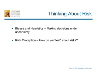 George Jennings Risk Risk Characterization, George Gray | PDF