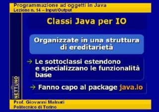 Lezione 14 Java - Input-output | PDF