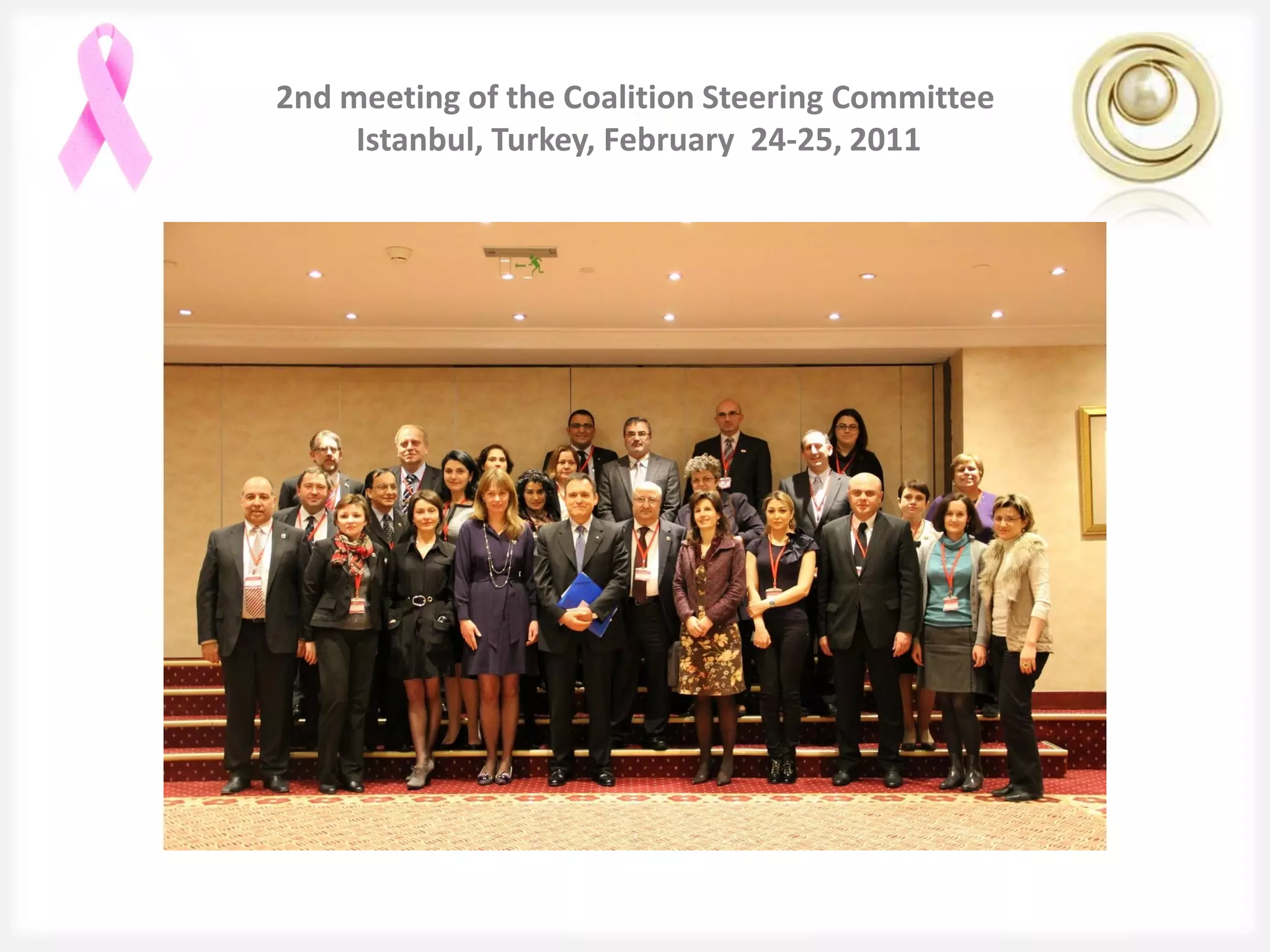 2nd meeting of the Coalition Steering Committee
     Istanbul, Turkey, February 24-25, 2011
 