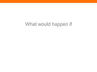 What would happen if
 