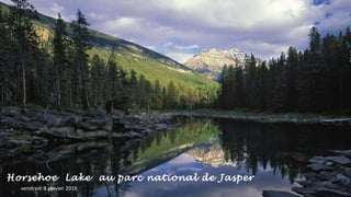 Horsehoe Lake au parc national de Jasper
vendredi 8 janvier 2016
 
