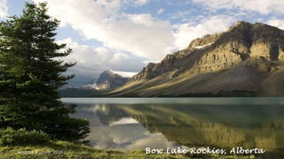 Bow Lake Rockies, Albertavendredi 8 janvier 2016
 