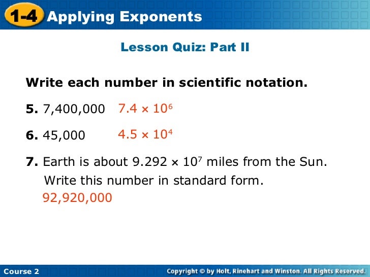 How do you write a number in scientific notation