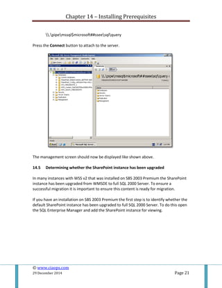 Prerequisites | PDF