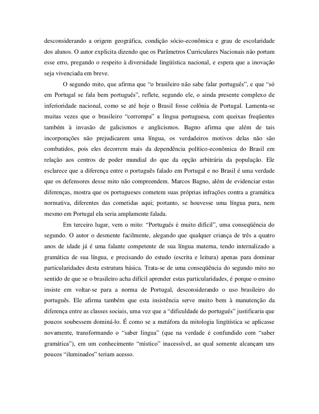 Redacao Sobre Preconceito Linguistico Na Sociedade Brasileira