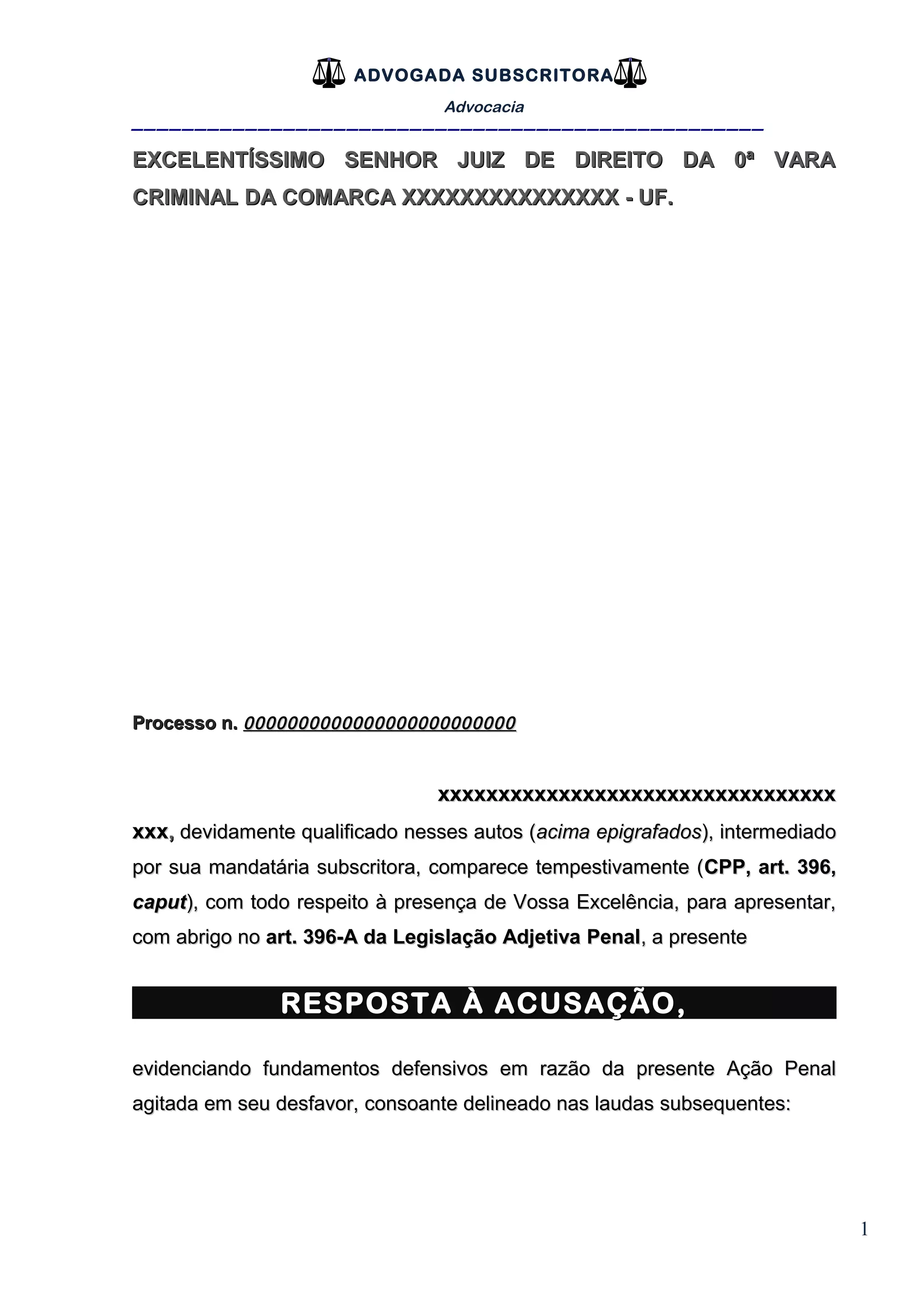 Resposta A Acusação Cpp - RETOEDU