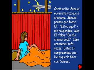 SAMUEL, O MENINO SERVO DE DEUS