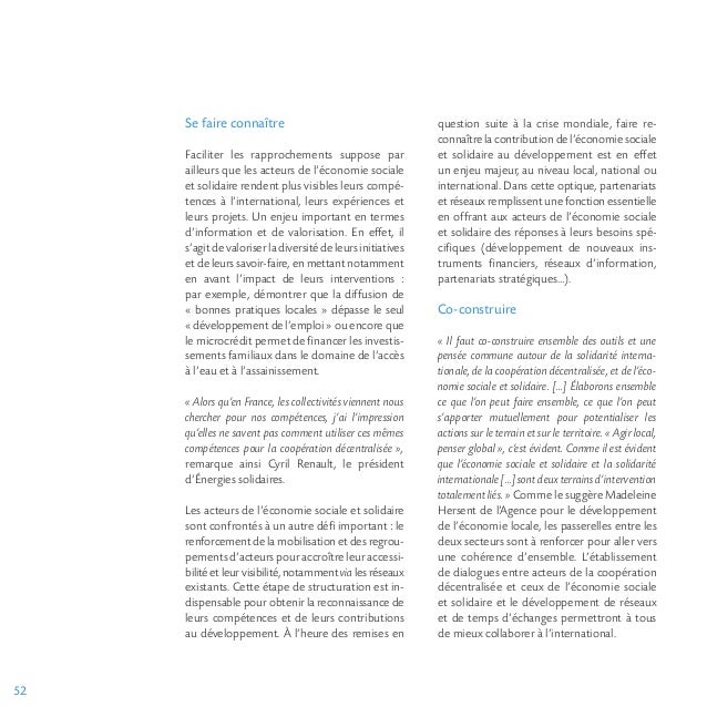 L Economie Sociale Et Solidaire