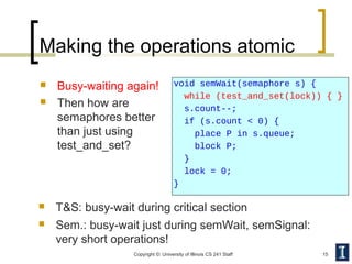 Semaphores OS Basics | PPT