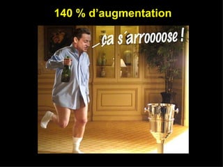 140 % d’augmentation 