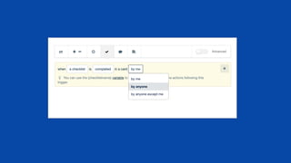 by me

by anyone

by anyone except me
by anyone
 