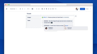Priority
MEDIU
HIGH
LOW
R
/action
OPN-11 - Produce photos for Dashi Dash IN PROGRESS
@Andre Run this image through post and color correction by
24 Apr 2019
@Kimber
@Kimberly
Kimberly
@Kimberly Conﬁrm list of sizes we need. :clipboard
 