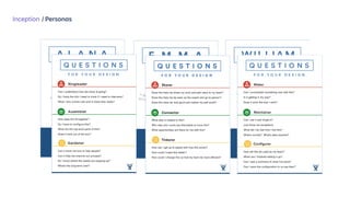 Inception / Personas
 