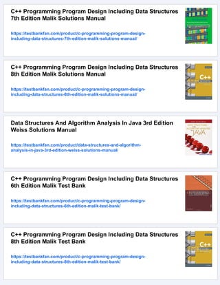 Data Structures and Algorithms in C++ 2nd Edition Goodrich Solutions ...