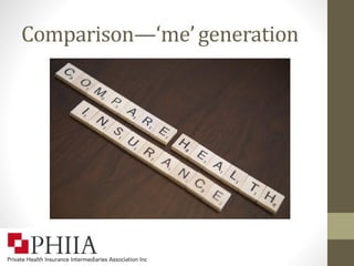 Comparison—‘me’generation
 