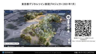 2022年3月18日 「なにが違うの？デジタルツインとメタバース（日経メタバースシンポジウム資料）」