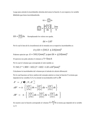 incertidumbre en las mediciones | PDF