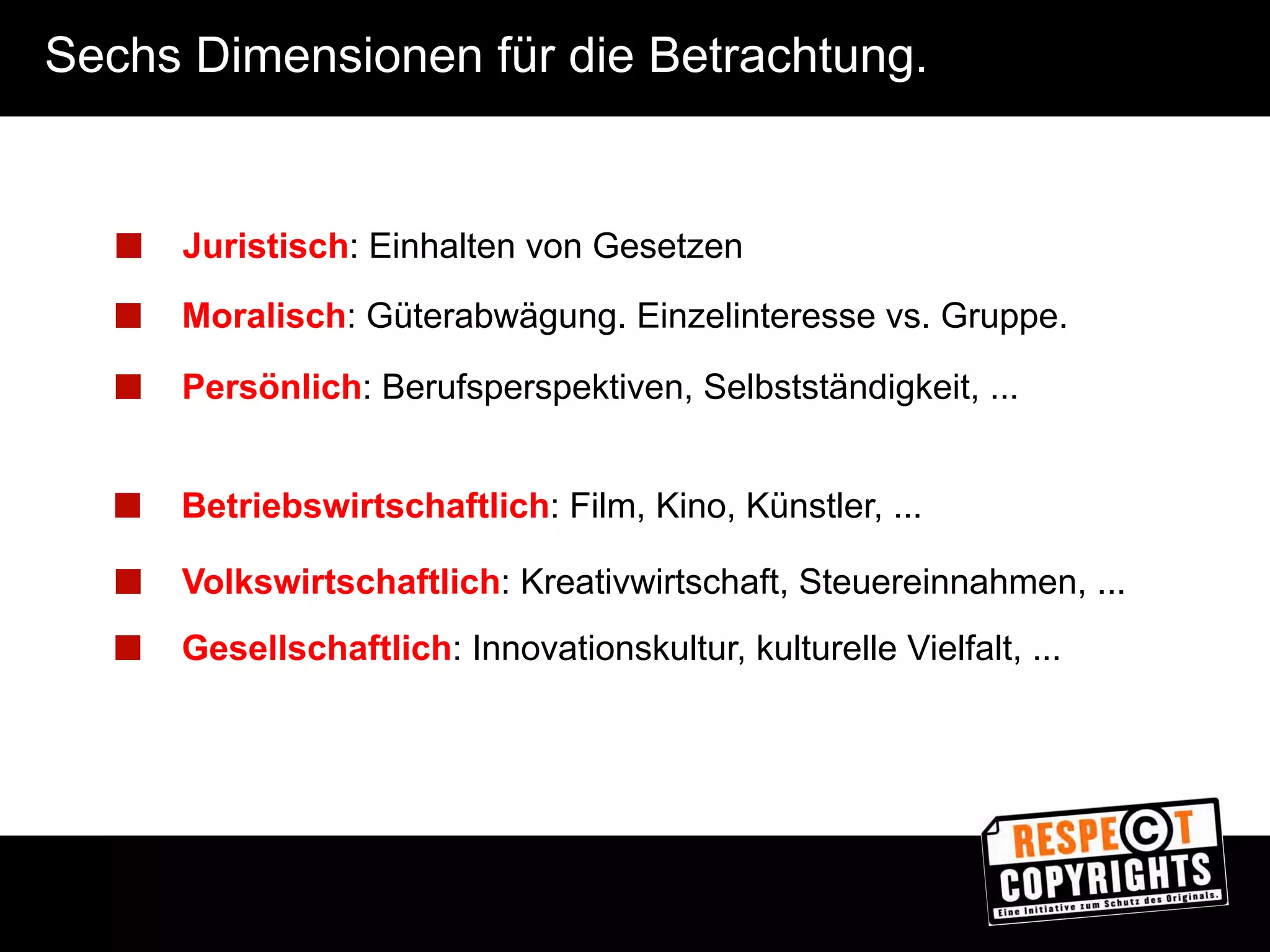 Zur Anzeige wird der QuickTime™ 
Dekompressor „TIFF (Unkomprimiert)“ 
benötigt. 
Raubkopieren als Massenphänomen. 
 