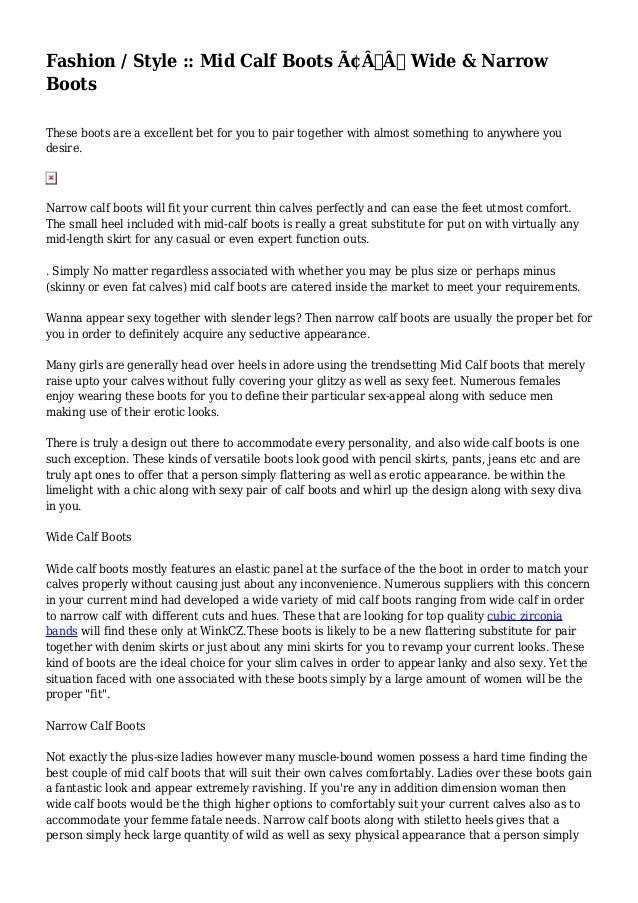 sexy wide calf boots