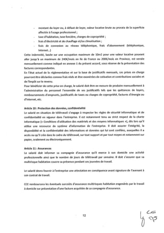 Coca-Cola : accord télétravail