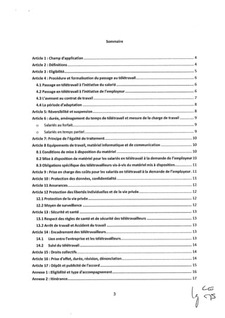 Coca-Cola : accord télétravail