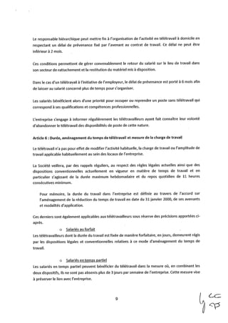 Coca-Cola : accord télétravail