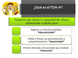 ¿Qué es el TDA-H?

 