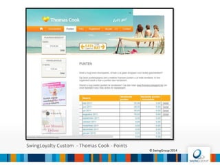 SwingLoyalty Pro - Pioneer Benelux - Incentive trip page
© SwingGroup 2016
 