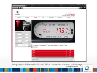 6. TAXATION
• Inform your participants upfront on taxation issues
• Use double opt in procedure to ensure crystal-clear
understanding of taxation effects
• Either have them pay for it or your company pays for it
• Use easy to extract taxation reports for administrative
formalities
o Period
o Participants
o Incentive value
o Delivery date
o …
© SwingGroup 2016
 