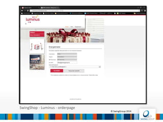 SWINGGROUP
Boosting results
1. Your company’s challenges
2. Improving performance
3. The value of tangible Incentive Programmes
4. Case: Würth
5. Incentive Programme Design Models
6. Steps towards a successful Incentive Programme
7. Incentive Programme possibilities
8. Key Challenges
9. Motisha Incentive and Reward Software
10. Motisha Client- and Supplierzone
11. References
© SwingGroup 2016
 