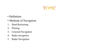 Navigation | PPT