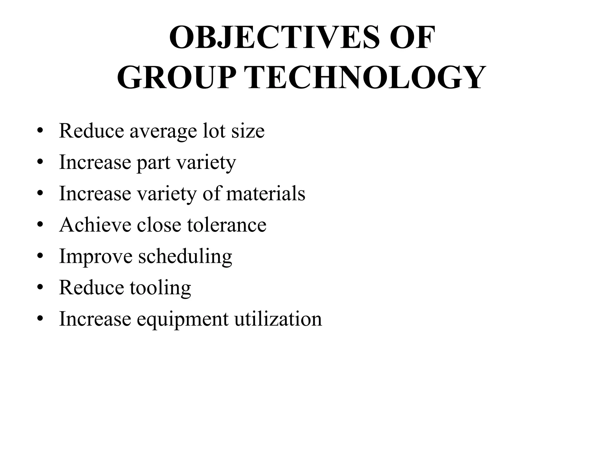 Group Technology | PPTX
