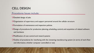 CELLULAR MANUFACTURING | PPT