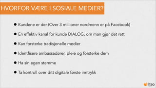 Florø - Hvordan bruke sosiale medier til å nå ut til byen og utenfor!