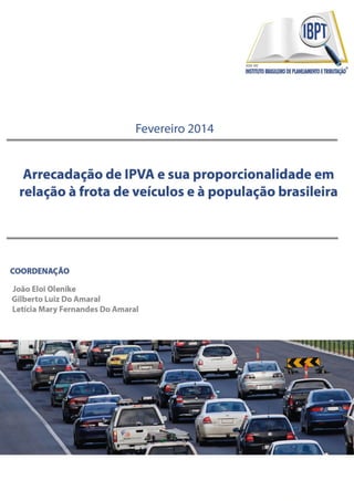 R. Gen, Aristides Athayde Junior, 350. 80730-370. Bigorrilho. Curitiba. Paraná
Telefone: 41 3053-3219. www.ibpt.org.br

 