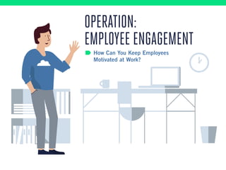 How Can You Keep Employees
Motivated at Work?
OPERATION:
EMPLOYEE ENGAGEMENT
 