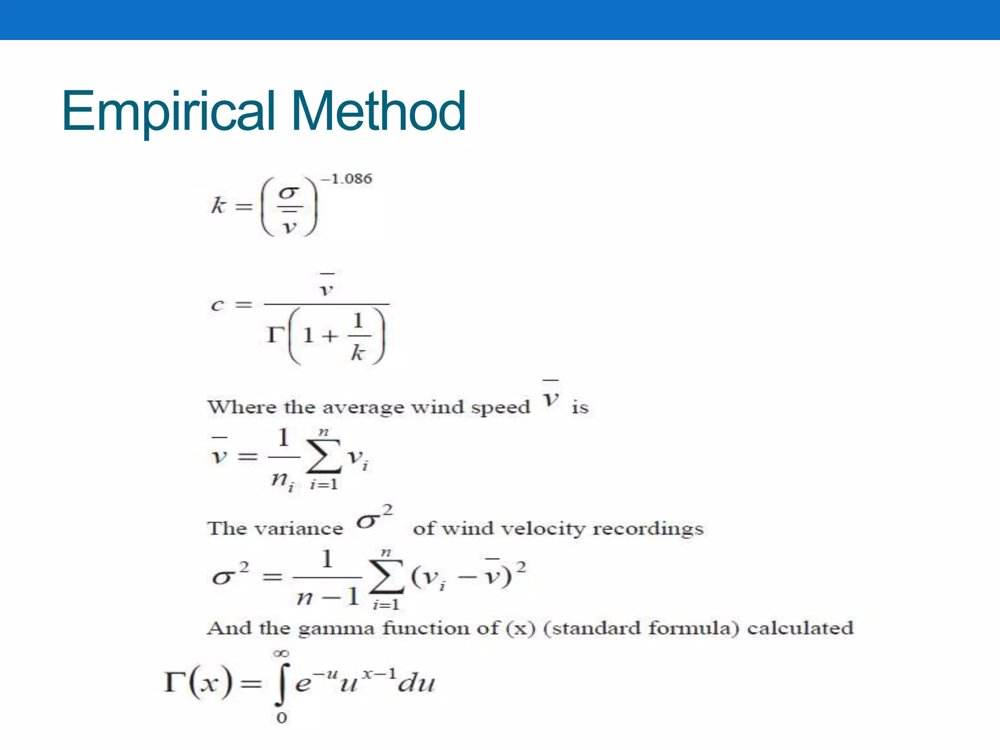 Empirical Method
 