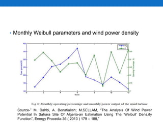 an analysis of wind energy potential using weibull distribution | PPTX