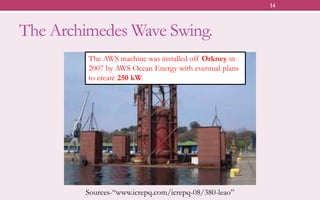 wave energy technology | PPTX