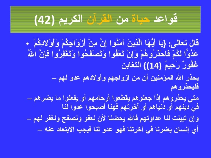 قواعد حياة من القرآن الكريم -45-728