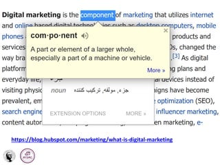 https://blog.hubspot.com/marketing/what-is-digital-marketing
 