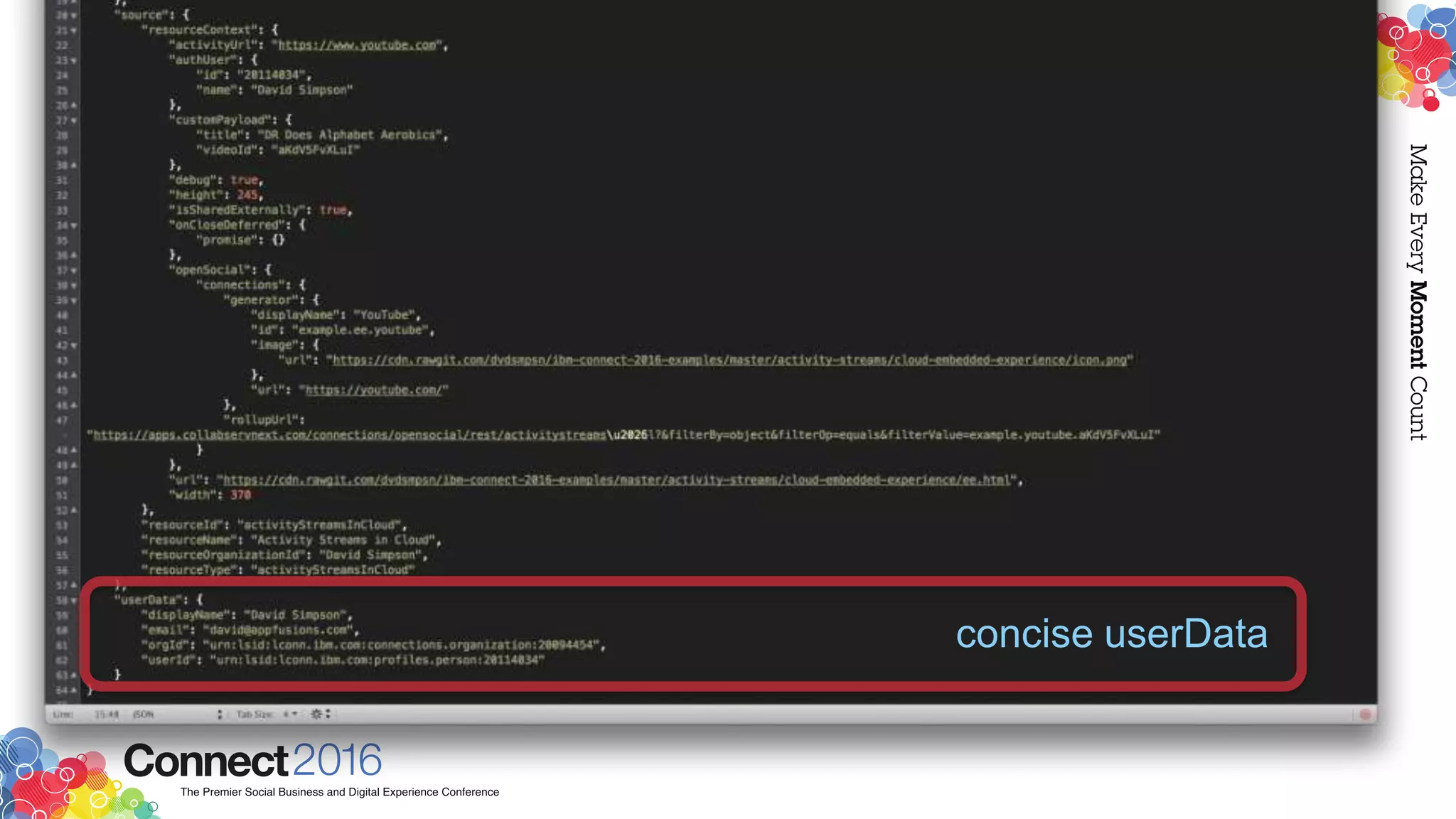 Message posted
concise userData
 