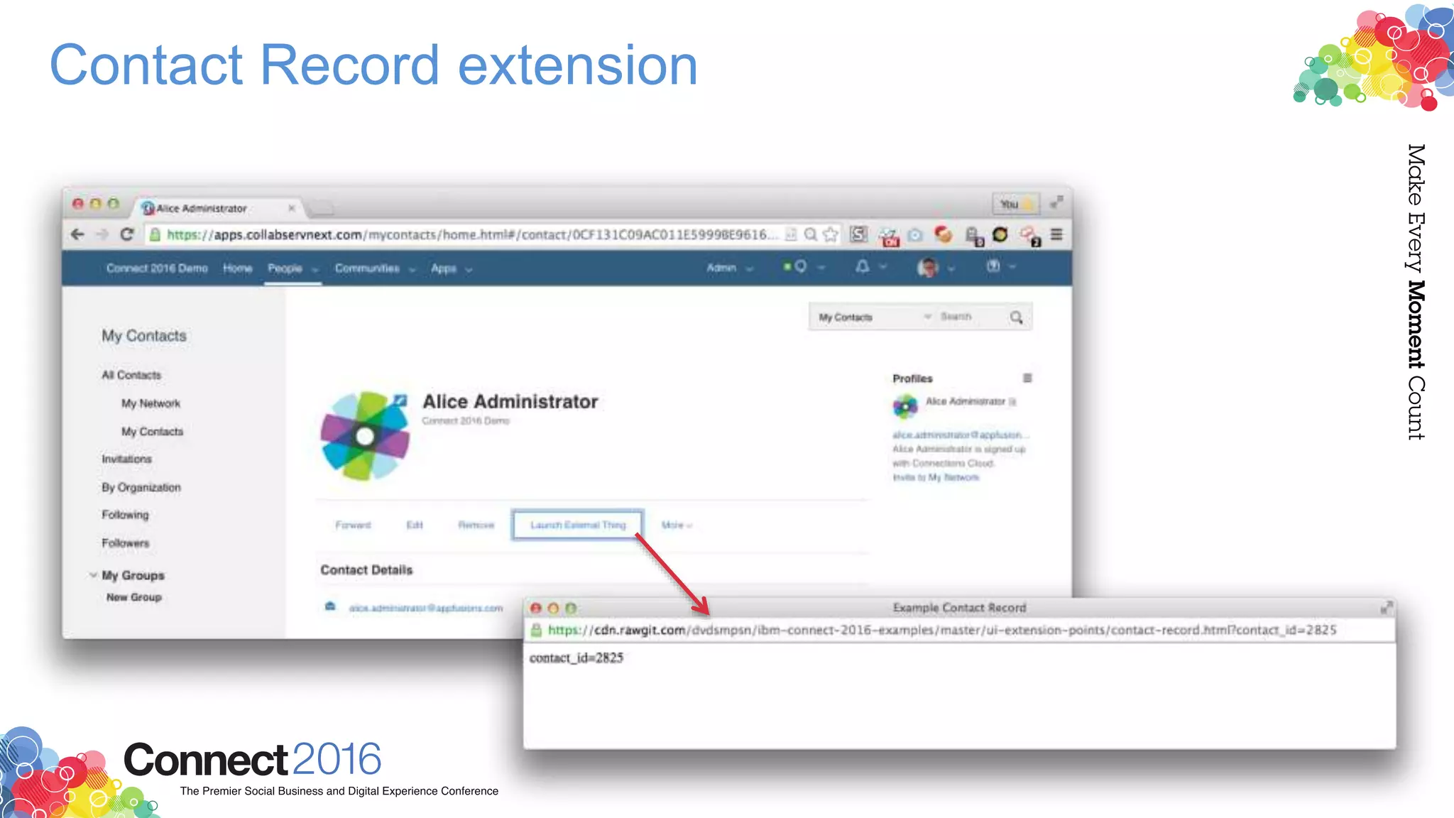 Contact Record extension
 
