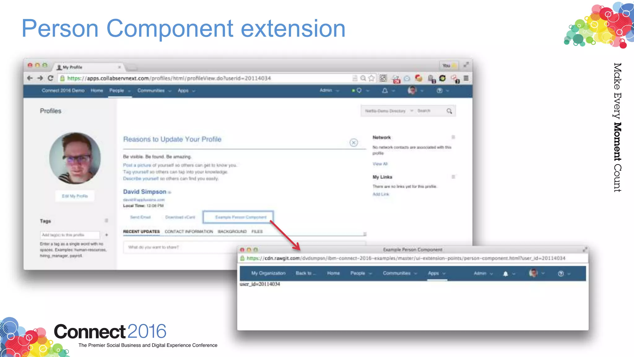 Person Component extension
 