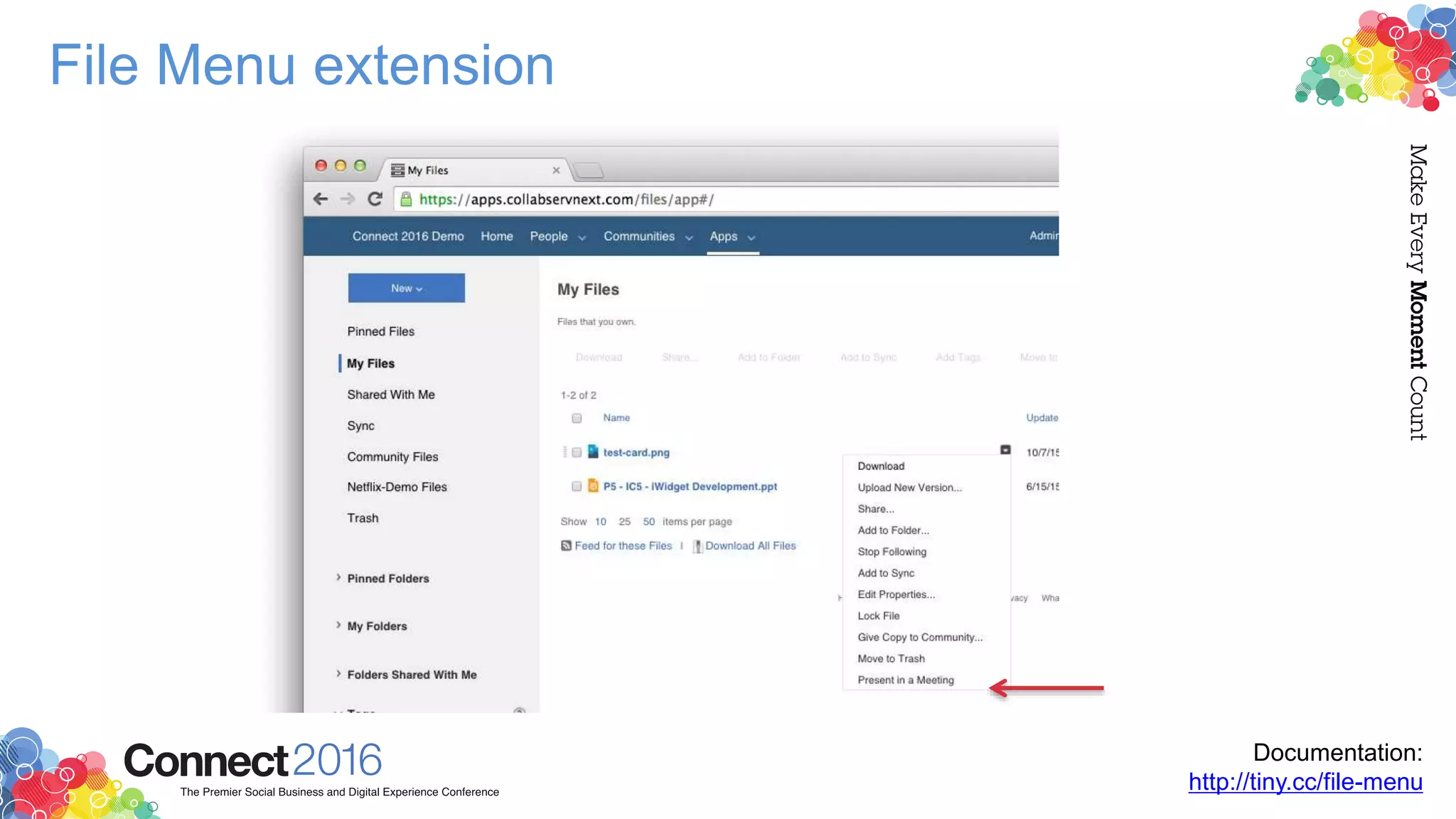 File Menu extension
Documentation:
http://tiny.cc/file-menu
 