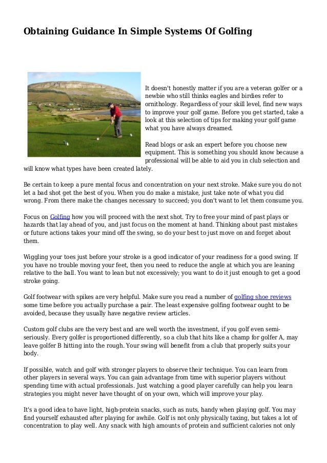 lets play golf it