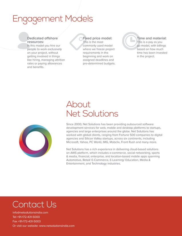Net Solutions AWS Brochure | PDF | Cloud Computing | Internet