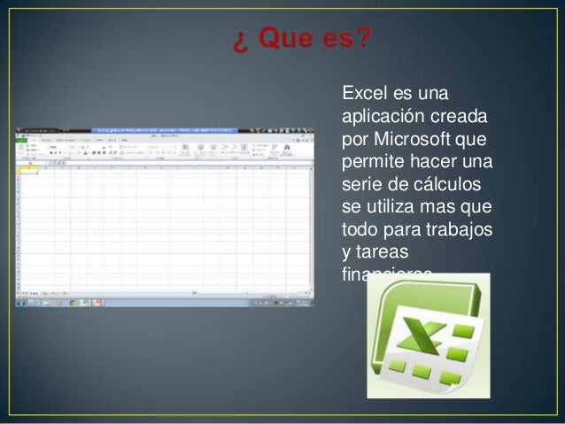 interfaz grafica de microsoft excel